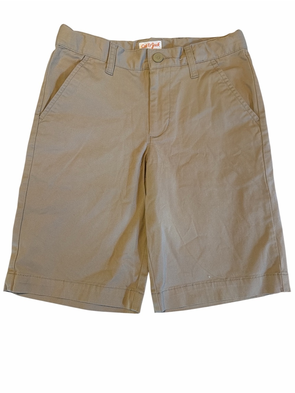 Cat & Jack Boys Shorts Bundle Size 8 Navy Khaki Uniform Shorts NEW - Picture 3 of 6